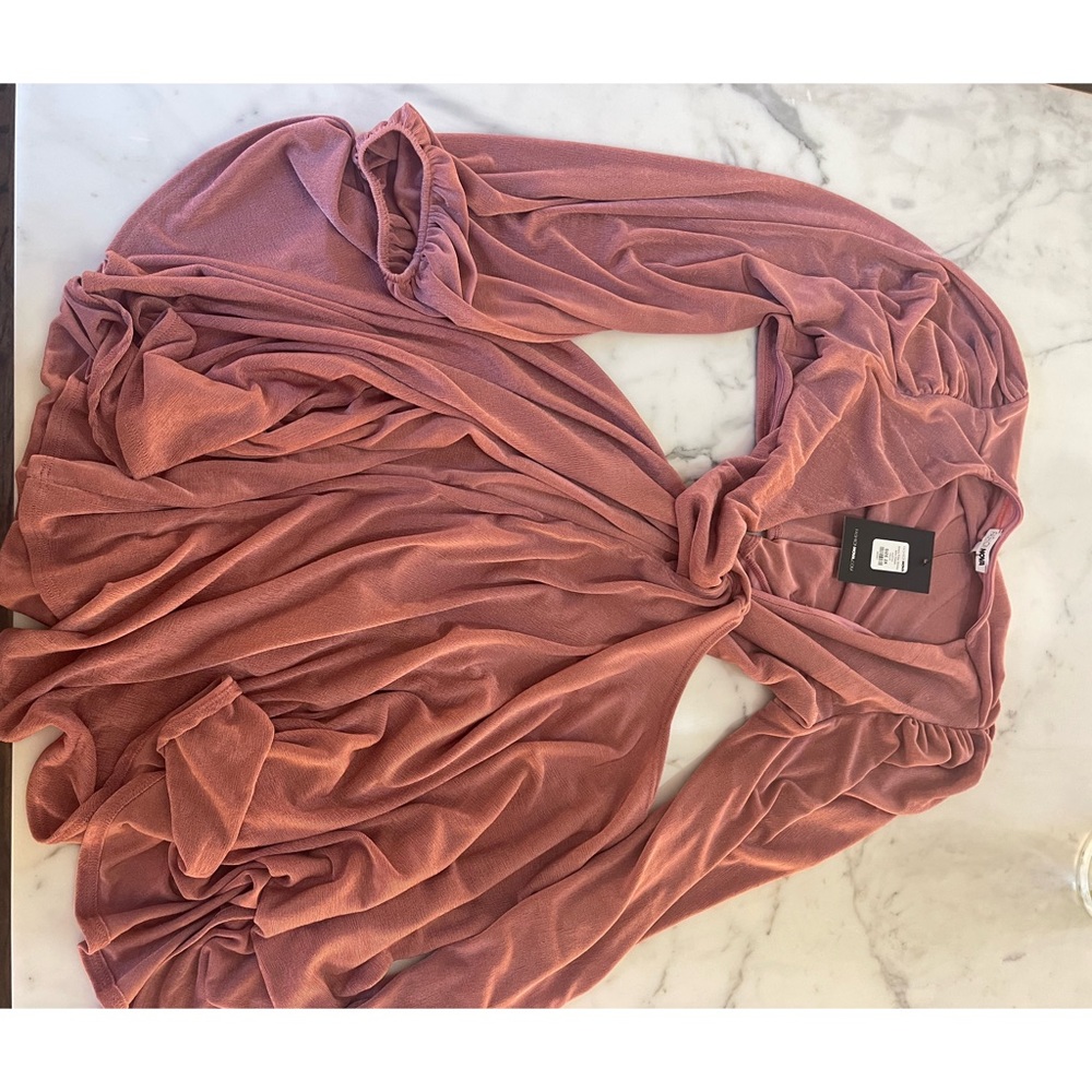 She's Flirty Slinky Mini Dress - Mauve